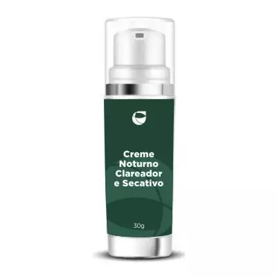 Creme Noturno Clareador e Secativo 30g