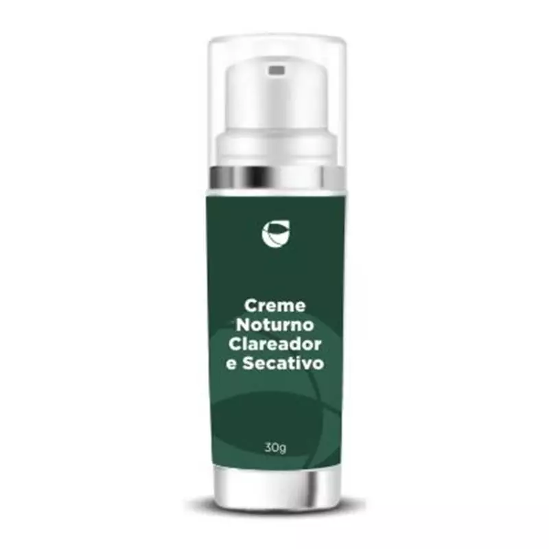 Creme Noturno Clareador e Secativo 30g