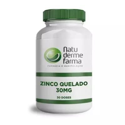 Zinco Quelado 30mg 30 doses
