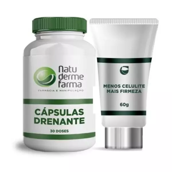 Combo Redutor de Celulite e Retenção 30 doses + 60g