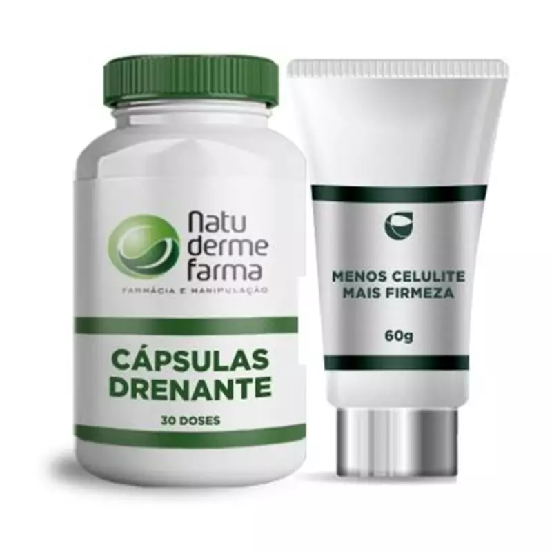 Combo Redutor de Celulite e Retenção 30 doses + 60g