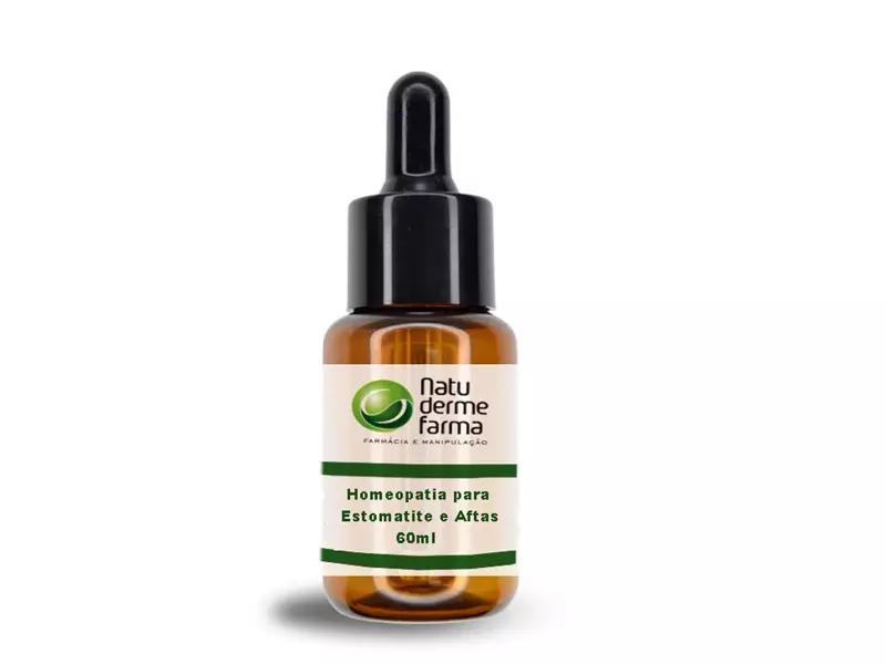 Homeopatia para Estomatite e Aftas 60ml