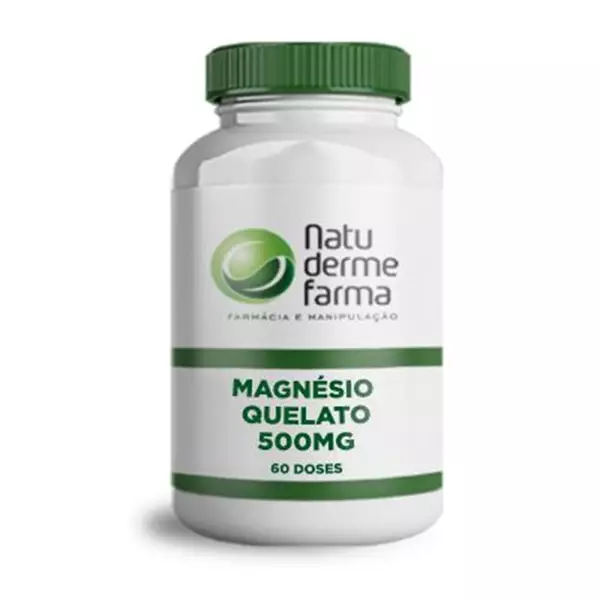 Magnésio Quelato 500mg 60 doses