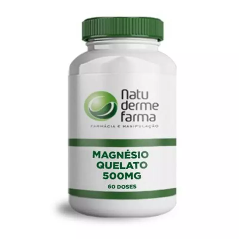 Magnésio Quelato 500mg 60 doses