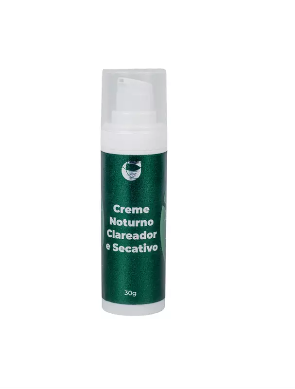 Creme Noturno Clareador e Secativo 30g